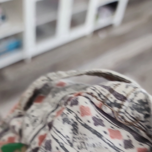 Free People Cream and Pink Cropped Ankle Jeans - Picture 7 of 7